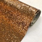 Discover Direct - Chunky Glitter Upholstery Fabric Bronze