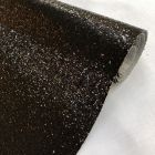 Discover Direct - Chunky Glitter Upholstery Fabric Black