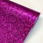 Discover Direct - Chunky Glitter Upholstery Fabric Magenta