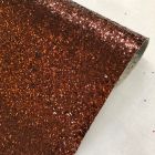 Discover Direct - Chunky Glitter Upholstery Fabric Copper