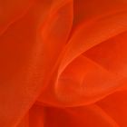 Discover Direct - Crystal Organza Dress Fabric, Flo Orange