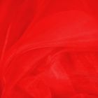 Discover Direct - Crystal Organza Dress Fabric, Red
