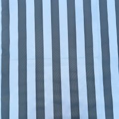 Water Repellant Outdoor Fabric Whitesands Stripe, Grey