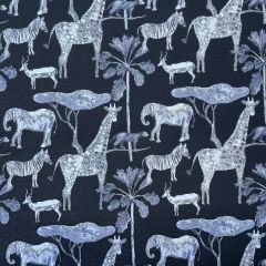 Discover Direct - Jacquard Tapestry Fabric Sabana, Black