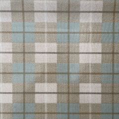 Discover Direct - Oilcloth Printed Table Covering Tartan, Duck-Egg