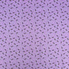 Polycotton Printed Bee's, Pink