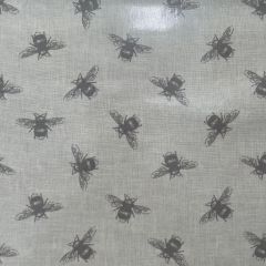 Oilcloth Printed Table Covering Bees, Linen