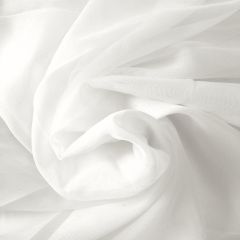 Discover Direct - Voile Polyster Fabric, White
