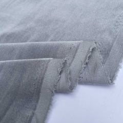 100% Cotton Velvet Fabric Grey