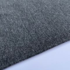 Cotton Spandex Plain Jersey Fabric, Dark Grey