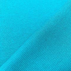 Ribbing Stretch Jersey Fabric, Turquoise