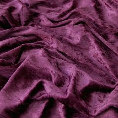 Discover Direct - Crushed Velvet Dress Fabric, Grape