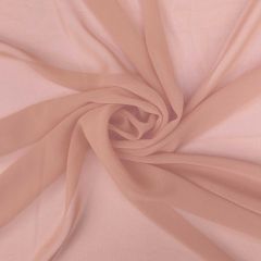 Discover Direct - Polyester Chiffon Fabric, Peach