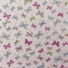 Discover Direct - Lifestyle Cotton Woodlands Butterflies Pink 