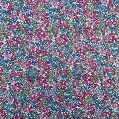 Discover Direct - Floral Print Cotton Fabric Cascade, Pink
