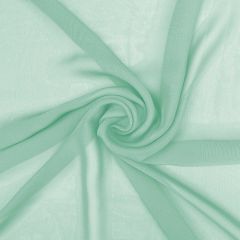 Polyester Chiffon Fabric, Mint Green (per Metre)
