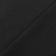 Ribbing Stretch Jersey Fabric, Black