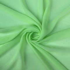 Polyester Chiffon Fabric, Lime Green (per Metre)
