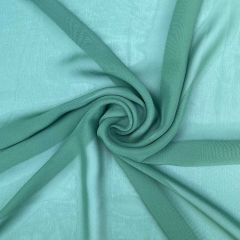 Polyester Chiffon Fabric, Bottle Green (per Metre)