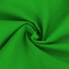 Plain Polycotton Fabric, Fern Green