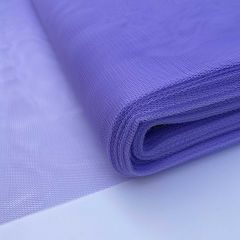 Polyester Stiff Dress Net Plain, Lilac