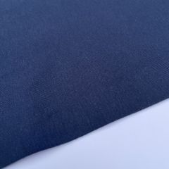 Cotton Spandex Plain Jersey Fabric, Navy Blue