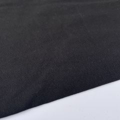 Cotton Spandex Plain Jersey Fabric, Black