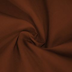 Plain Polycotton Fabric, Brown