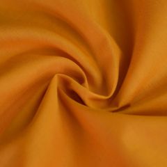Plain Polycotton Fabric, Sunset Orange
