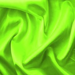 Discover Direct - Polyester Satin Dyed Fabric, Flo Lime