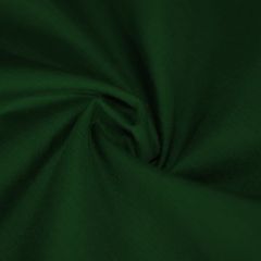 Plain Polycotton Fabric, Bottle Green