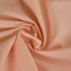 Plain Polycotton Fabric, Peach