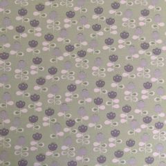Discover Direct - Cotton Rich Linen Look Fabric Shabby Scandi Flowers Green 