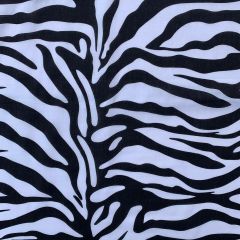 Discover Direct - Polycotton 65/35 Printed Fabric, Zebra