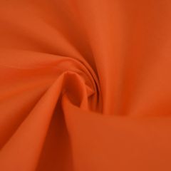 Plain Polycotton Fabric, Orange