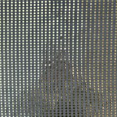 Discover Direct - Knitted 6mm Sequin Fabric Poly/Nylon, Gold / Black