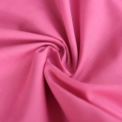 Plain Polycotton Fabric, Rose Pink