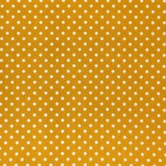Discover Direct - Printed Crafty Cotton Fabric Sweet Pea Dot, Mustard Gold