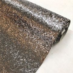 Discover Direct - Chunky Glitter Upholstery Fabric Pewter