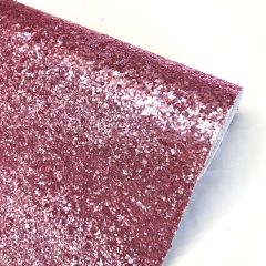 Discover Direct - Chunky Glitter Upholstery Fabric Baby Pink