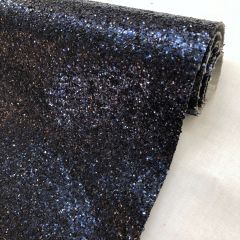 Discover Direct - Chunky Glitter Upholstery Fabric Graphite