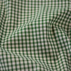 Gingham P/C 1/8 inch Corded Check, Emerald Green