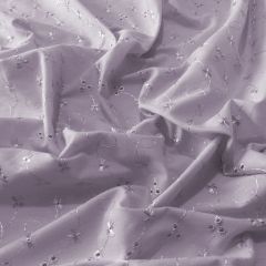 Discover Direct - Broderie Anglaise Dress Fabric, Lilac 