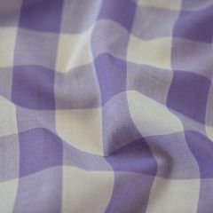 Gingham P/C 1 inch Corded Check, Lilac