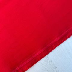 Discover Direct - Needlecord 100% Cotton Fabric Plain, Red