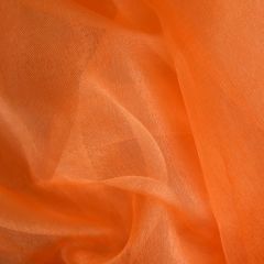 Discover Direct - Crystal Organza Dress Fabric, Orange