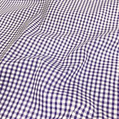 Gingham P/C 1/8 inch Corded Check, Purple