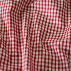 Gingham P/C 1/8 inch Corded Check, Red