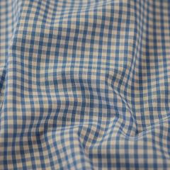 Gingham P/C 1/8 inch Corded Check, Sky Blue