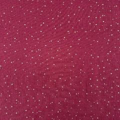 Discover Direct - Gold Speckled Double Gauze, Wine